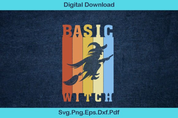 Basic Witch Halloween Funny Graphics for T-Shirt Designs