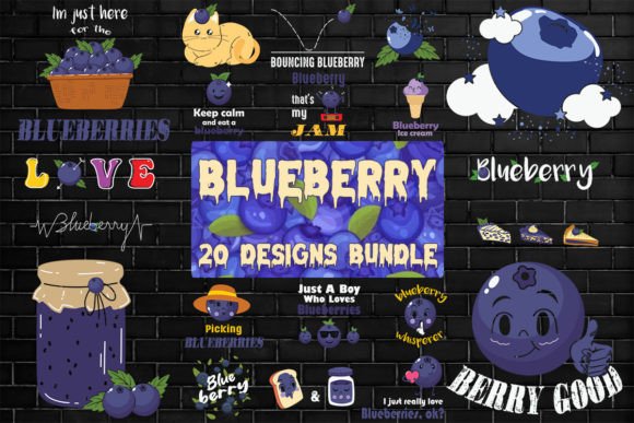 Blueberry Bundle SVG 20 Designs: A Graphic Designerβs Take
