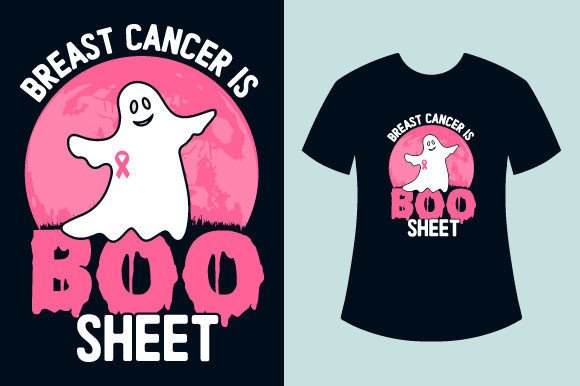 Breast Cancer is Boo Sheet Funny T-shirt