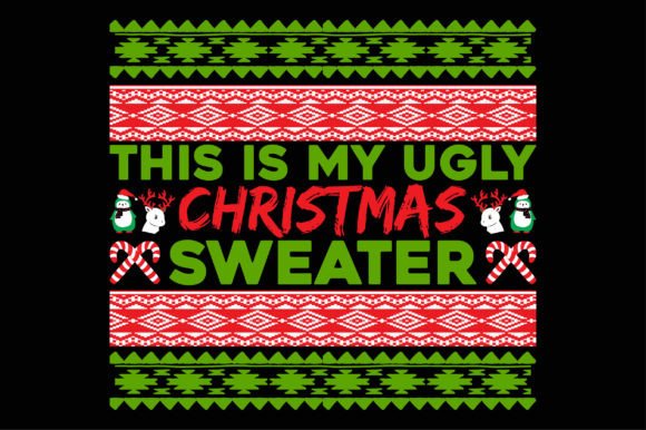 Fun Christmas Sweater Graphics for T-Shirt Designs