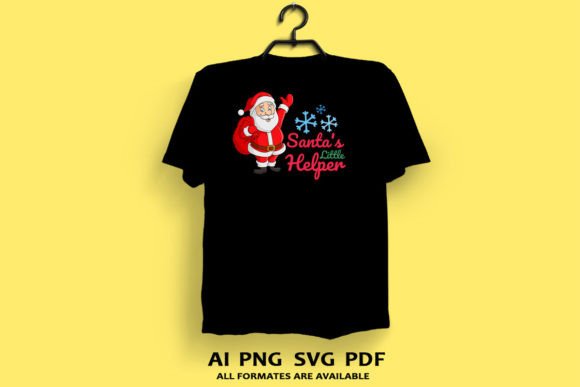 Funny Santa Graphic for T-Shirt Design