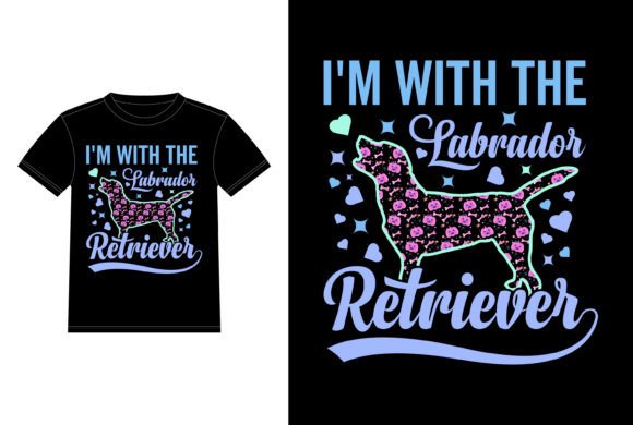 I'm With the Labrador Retriever Funny Graphics