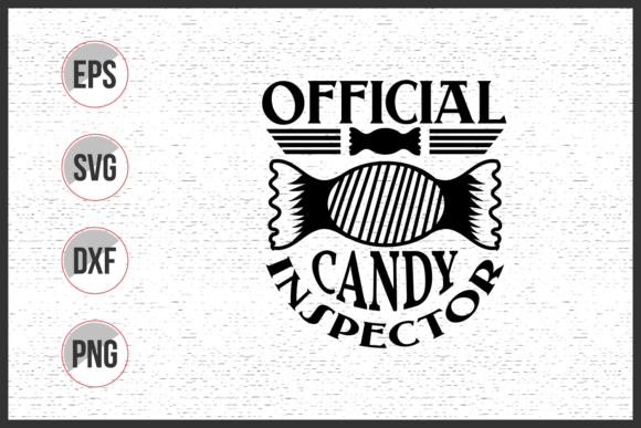 Official Candy Inspector Svg: A Graphic Design Asset for Print Templates