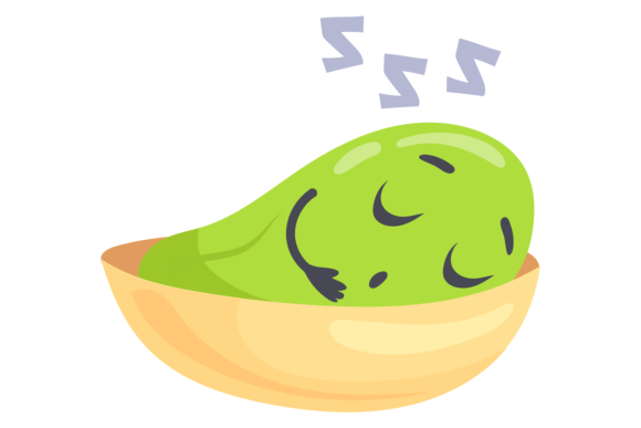 Pistachio Sleep in Shell Graphics for Playful Editorial Design