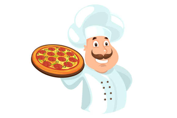 Pizza Chef Logo: Fun for Branding