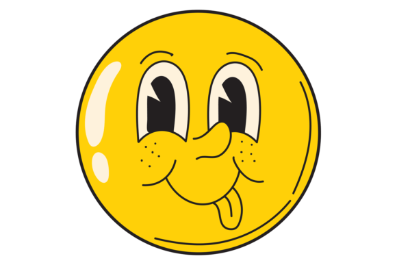 Yellow Face with Tongue out